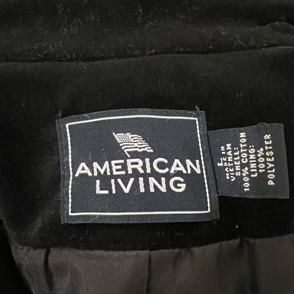 American Living Jacket black velvet - Picture 10 of 14